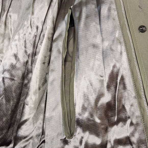 Vintage American Apparel Trench Coat Men's 40S Marine Corp Issue Olive Green - Picture 8 of 12